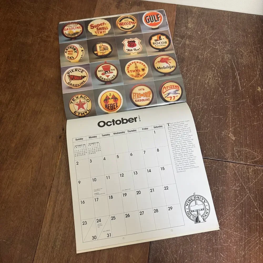 The Great American Gas Station 1994 Calendar UNUSED‎ Michael K. Witzel